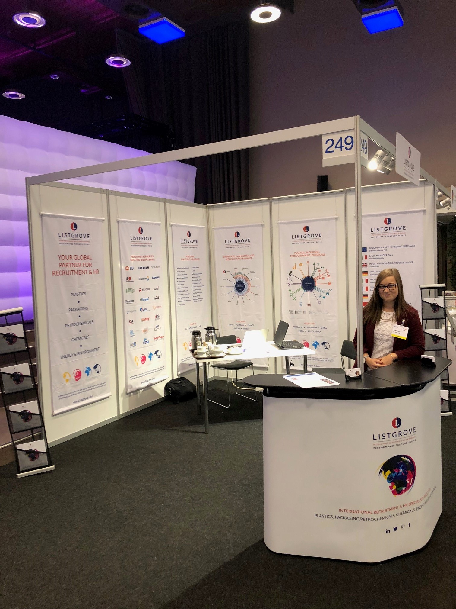 Stefanie Geraerts at Listgrove's Stand